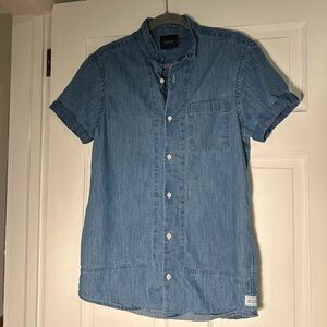 Scotch & Soda men’s button up denim shirt
